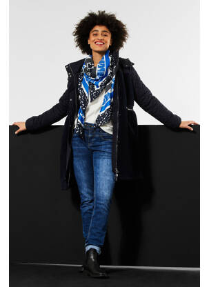 Foulard bleu STREET ONE femme