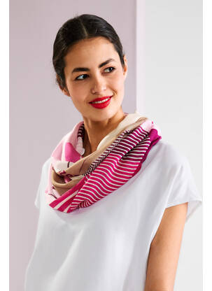 Foulard rose STREET ONE femme