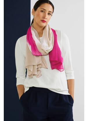 Foulard rose STREET ONE femme