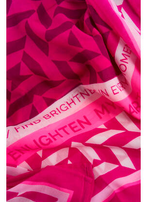 Foulard rose STREET ONE femme