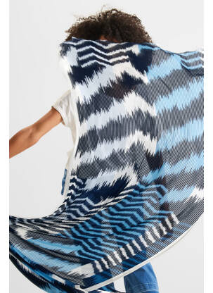 Foulard bleu STREET ONE femme