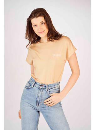T-shirt beige ASTRID BLACK LABEL femme