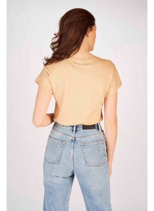 T-shirt beige ASTRID BLACK LABEL femme