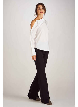 Chemisier blanc ASTRID BLACK LABEL femme