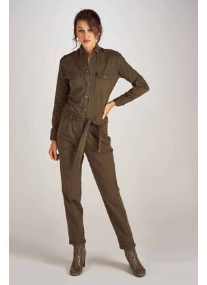 Combi-pantalon vert ASTRID BLACK LABEL femme