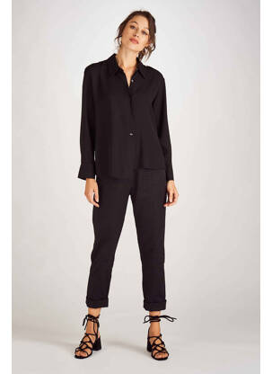 Pantalon slim noir ASTRID BLACK LABEL femme