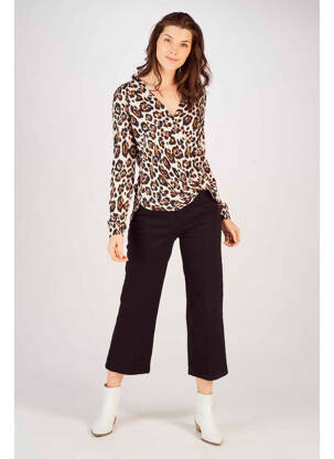 Jeans coupe large noir ASTRID BLACK LABEL femme