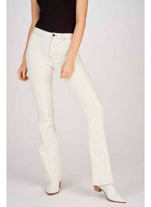 Jean coupe flare beige ASTRID BLACK LABEL femme