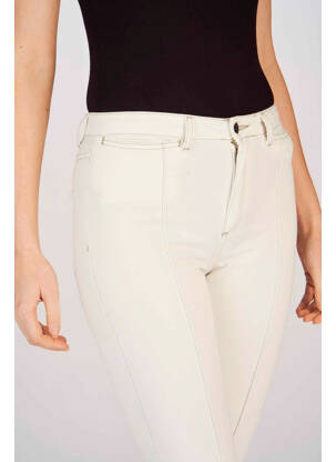 Jean coupe flare beige ASTRID BLACK LABEL femme