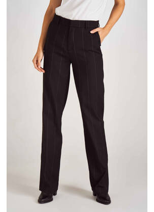 Pantalon droit noir ASTRID BLACK LABEL femme