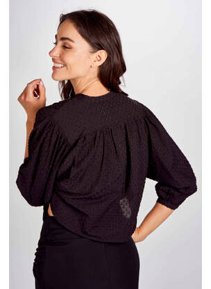 Chemisier noir ASTRID BLACK LABEL femme