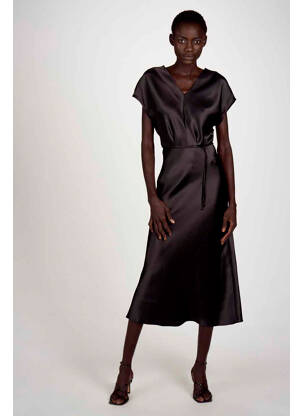 Robe mi-longue noir ASTRID BLACK LABEL femme