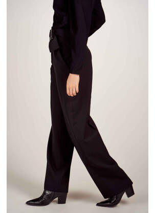 Pantalon droit noir ASTRID BLACK LABEL femme