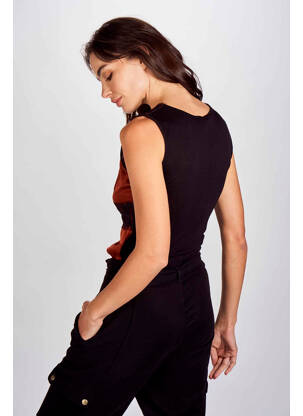 Chemisier marron ASTRID BLACK LABEL femme