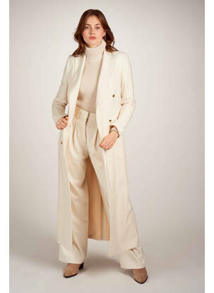 Pantalon droit beige ASTRID BLACK LABEL femme