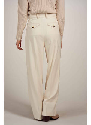Pantalon droit beige ASTRID BLACK LABEL femme