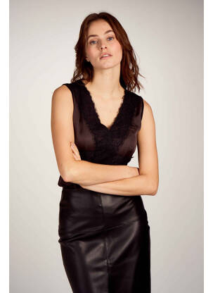 Top marron ASTRID BLACK LABEL femme