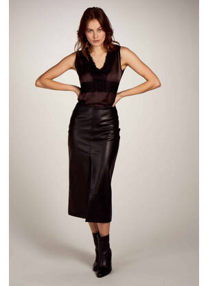 Top marron ASTRID BLACK LABEL femme