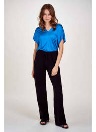 Pantalon flare noir ASTRID BLACK LABEL femme