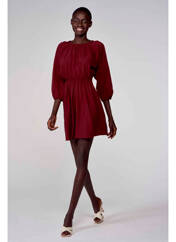 Robe courte rouge ASTRID BLACK LABEL pour femme seconde vue