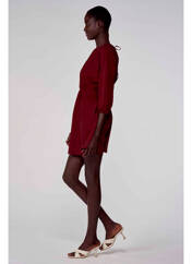 Robe courte rouge ASTRID BLACK LABEL pour femme seconde vue