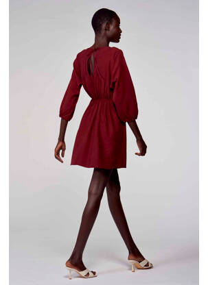 Robe courte rouge ASTRID BLACK LABEL femme