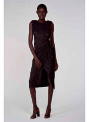 Robe mi-longue noir ASTRID BLACK LABEL pour femme seconde vue