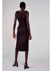 Robe mi-longue noir ASTRID BLACK LABEL pour femme seconde vue