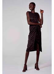 Robe mi-longue noir ASTRID BLACK LABEL pour femme seconde vue