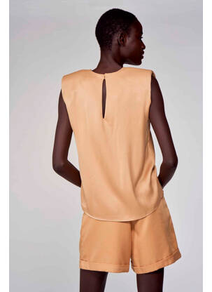 Chemisier beige ASTRID BLACK LABEL femme