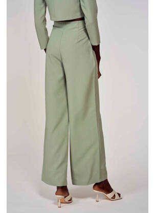 Pantalon droit vert ASTRID BLACK LABEL femme