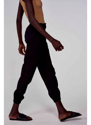 Pantalon cargo noir ASTRID BLACK LABEL femme