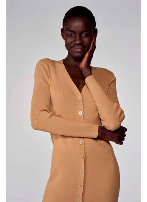 Ensemble robe beige ASTRID BLACK LABEL pour femme
