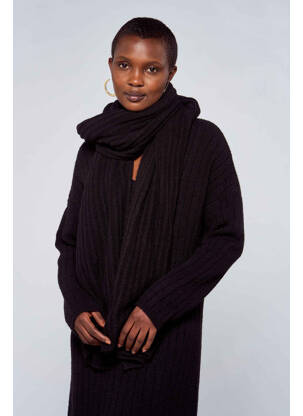 Echarpe noir ASTRID BLACK LABEL femme