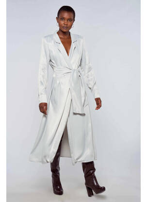 Robe mi-longue bleu ASTRID BLACK LABEL femme