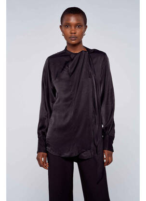 Chemisier noir ASTRID BLACK LABEL femme