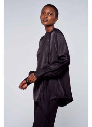 Chemisier noir ASTRID BLACK LABEL femme