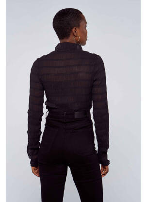 Chemisier noir ASTRID BLACK LABEL femme