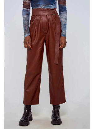 Pantalon flare marron ASTRID BLACK LABEL femme