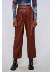 Pantalon flare marron ASTRID BLACK LABEL pour femme seconde vue