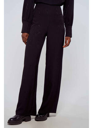 Pantalon flare noir ASTRID BLACK LABEL femme