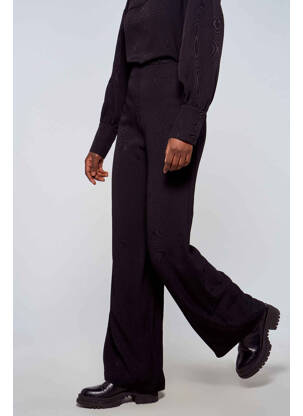 Pantalon flare noir ASTRID BLACK LABEL femme