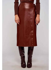 Jupe mi-longue marron ASTRID BLACK LABEL pour femme seconde vue