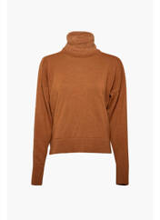 Pull col roulé marron ASTRID BLACK LABEL pour femme seconde vue