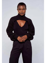 Pull col roulé noir ASTRID BLACK LABEL pour femme seconde vue