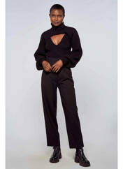 Pull col roulé noir ASTRID BLACK LABEL pour femme seconde vue