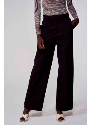 Pantalon droit noir ASTRID BLACK LABEL femme