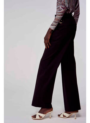 Pantalon droit noir ASTRID BLACK LABEL femme