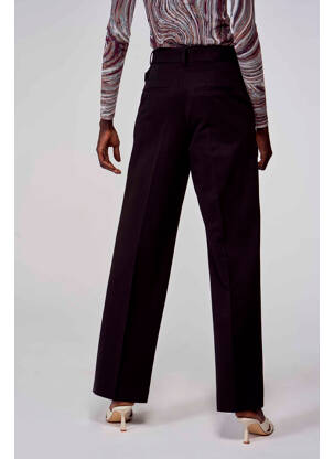 Pantalon droit noir ASTRID BLACK LABEL femme