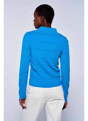 Gilet manches longues bleu ASTRID BLACK LABEL pour femme seconde vue